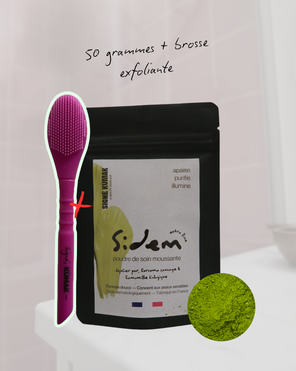 SIDEM, Poudre moussante — Jujubier & Curcuma