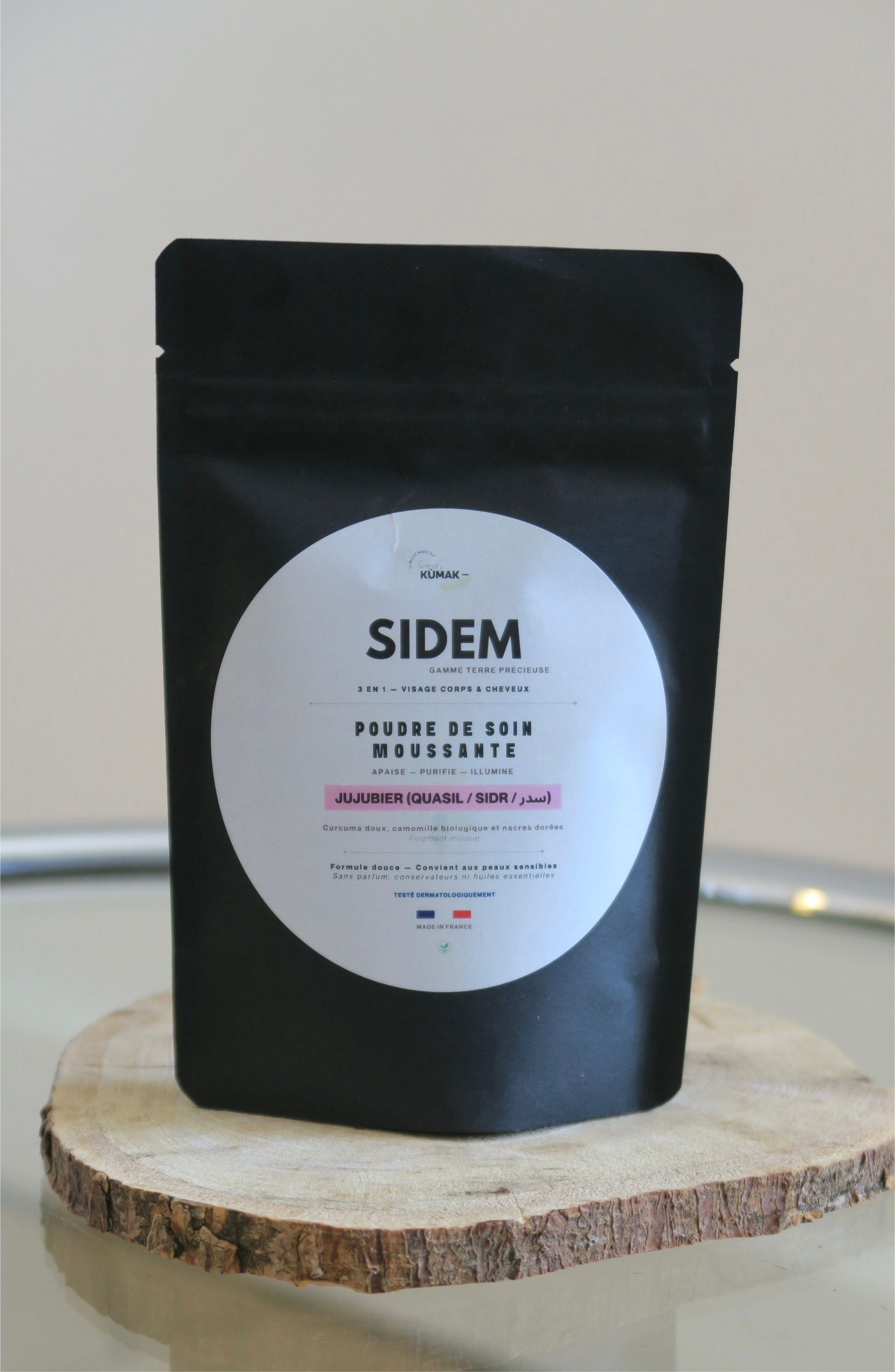 SIDEM, Poudre moussante — Jujubier & Curcuma