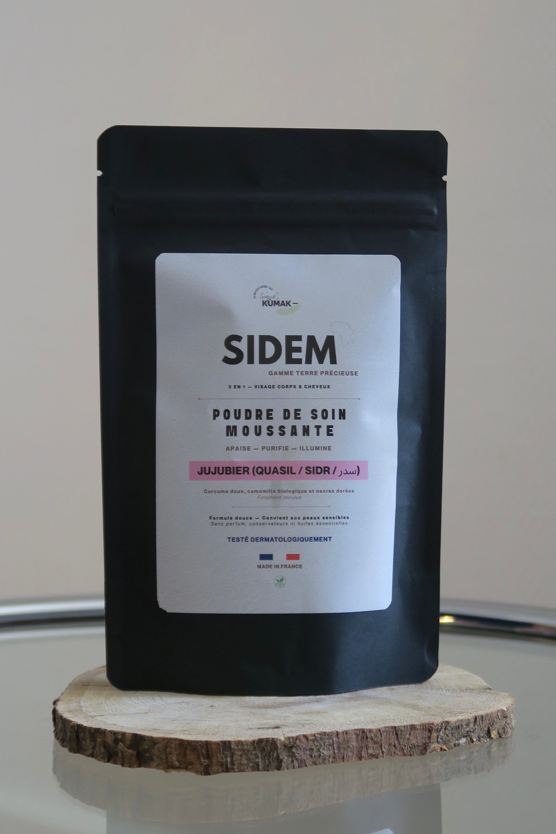 SIDEM, Poudre moussante — Jujubier & Curcuma